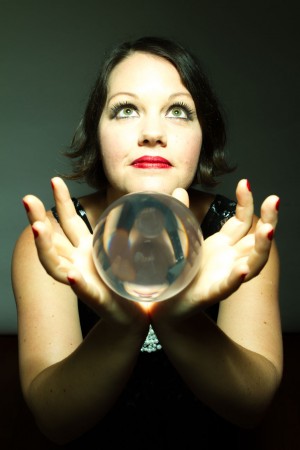 Amy in promo shot as a contact juggler